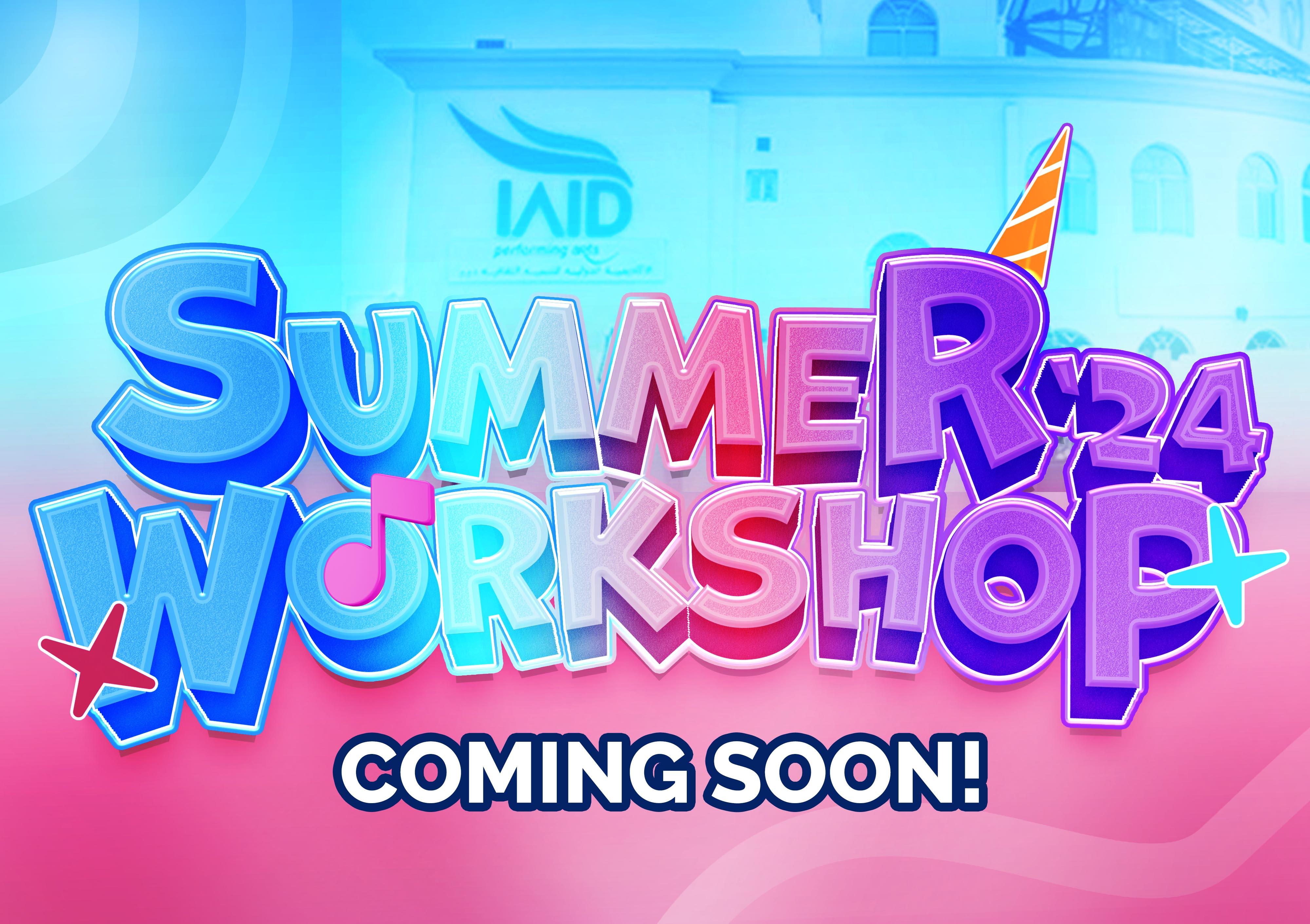 Summer Workshop 2024 is coming real soon! 